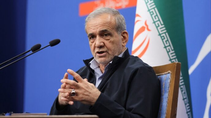 Iran Not Seeking Nuclear Weapons, President Says.