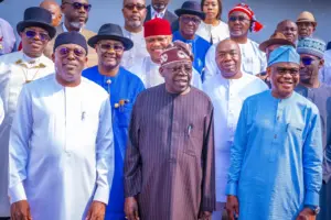 Tinubu and Niger Delta Leaders (News Central TV)