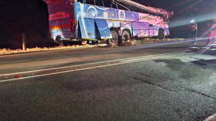 At Least 40 Dead in South Africa Bus Crash