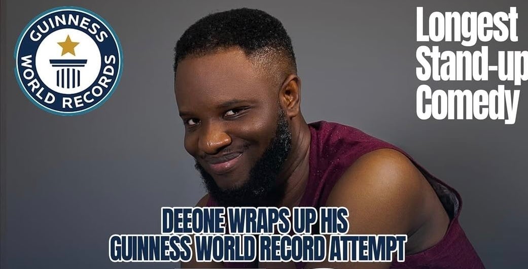 DeeOne Sets New 52-Hour Comedy Record Attempt