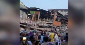 Many Trapped as Building Collapses in Lagos