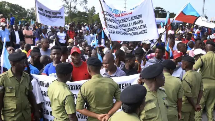 Protests Erupt During Tanzania Election