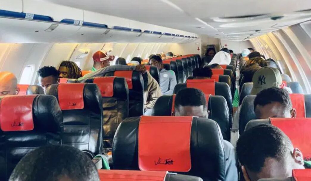 Super Eagles Plane Makes Emergency Landing