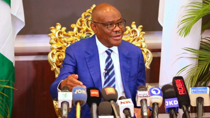 Wike Denies Claim of 'Holding Down PDP' for Tinubu