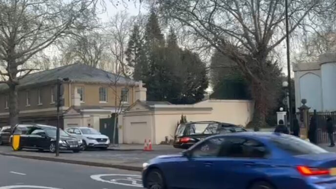 Anthony Joshua: Friends' Coffin Arrives London Mosque