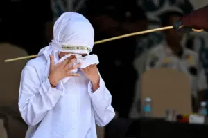Couple Publicly Flogged for Sex Outside Marriage