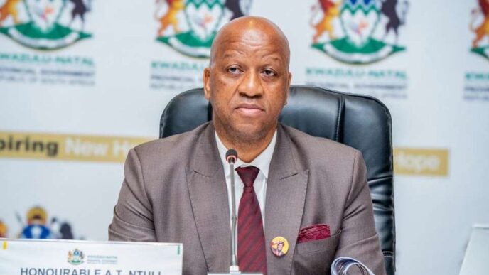 South Africa’s Premier Ntuli Reaffirms Support for Commissioner Mkhwanazi