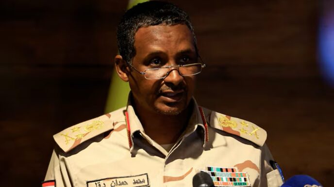 Sudan Slams Uganda for Hosting Paramilitary Chief