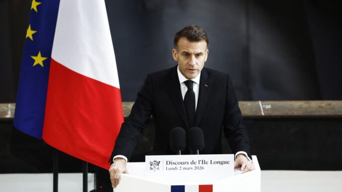 Macron Condemns Russian Air Raid on Ukraine (News Central TV)