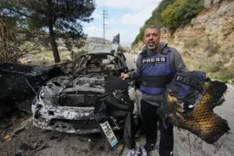 Israeli Strike Kills Three Journalists in South Lebanon