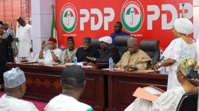 PDP NEC Approves 13-Member Caretaker Committee