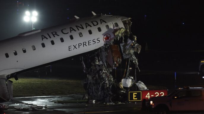 Two Pilots Die in New York Plane Collision