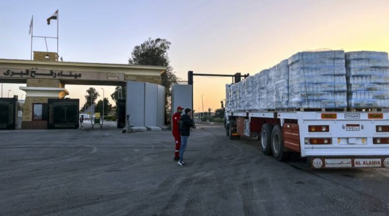 Humanitarian Aid Arrives in Gaza via Egypt