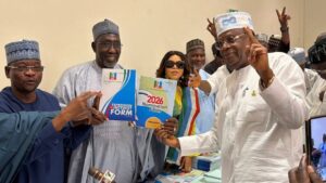 Faleke Picks APC Presidential Forms for Tinubu (NewsCentral TV)