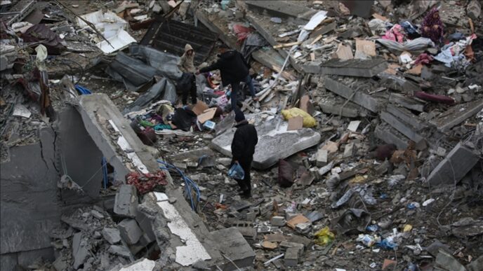 Israeli attacks in the southern Gaza Strip
