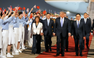 President Trump Lands In China For Xi Talks (NewsCentral TV)