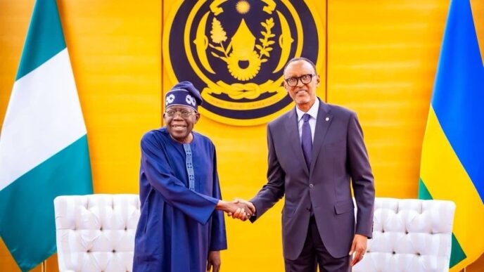 Tinubu Arrives Lagos After International Engagements (News Central TV)