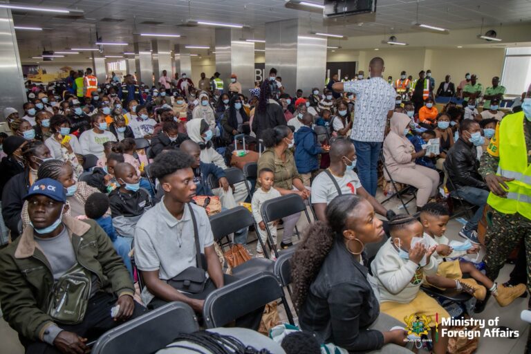 First Group of Repatriated Ghanaians Return From South Africa