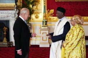 Photos: Nigerian Envoy Presents Credentials to King Charles