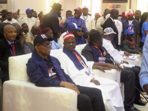 Crowds Gather as Obi, Kwankwaso Attend NDC Convention
