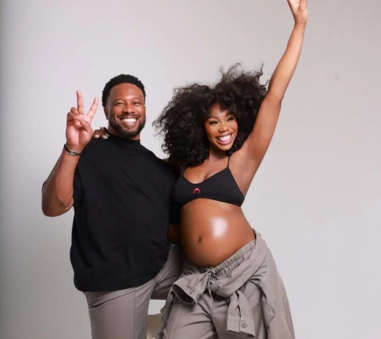Nigerian Actress Sharon Ooja, Husband Welcome Baby Boy