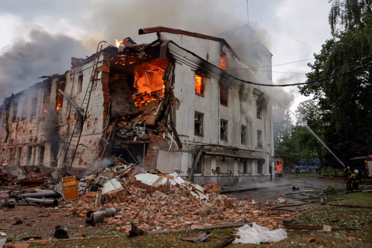 Russian Strikes Kill Four in Kharkiv