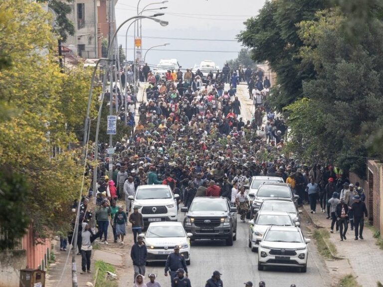 Dozens Protest Illegal Immigration in South Africa