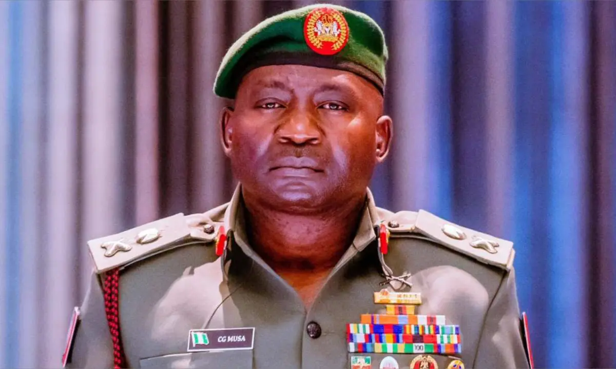Nigeria's Chief of Defence Staff, General Christopher Musa